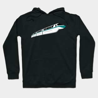 Teal Monorail Hoodie